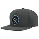 Mizuno Crossed Clubs Snapback golfkeps, charcoal