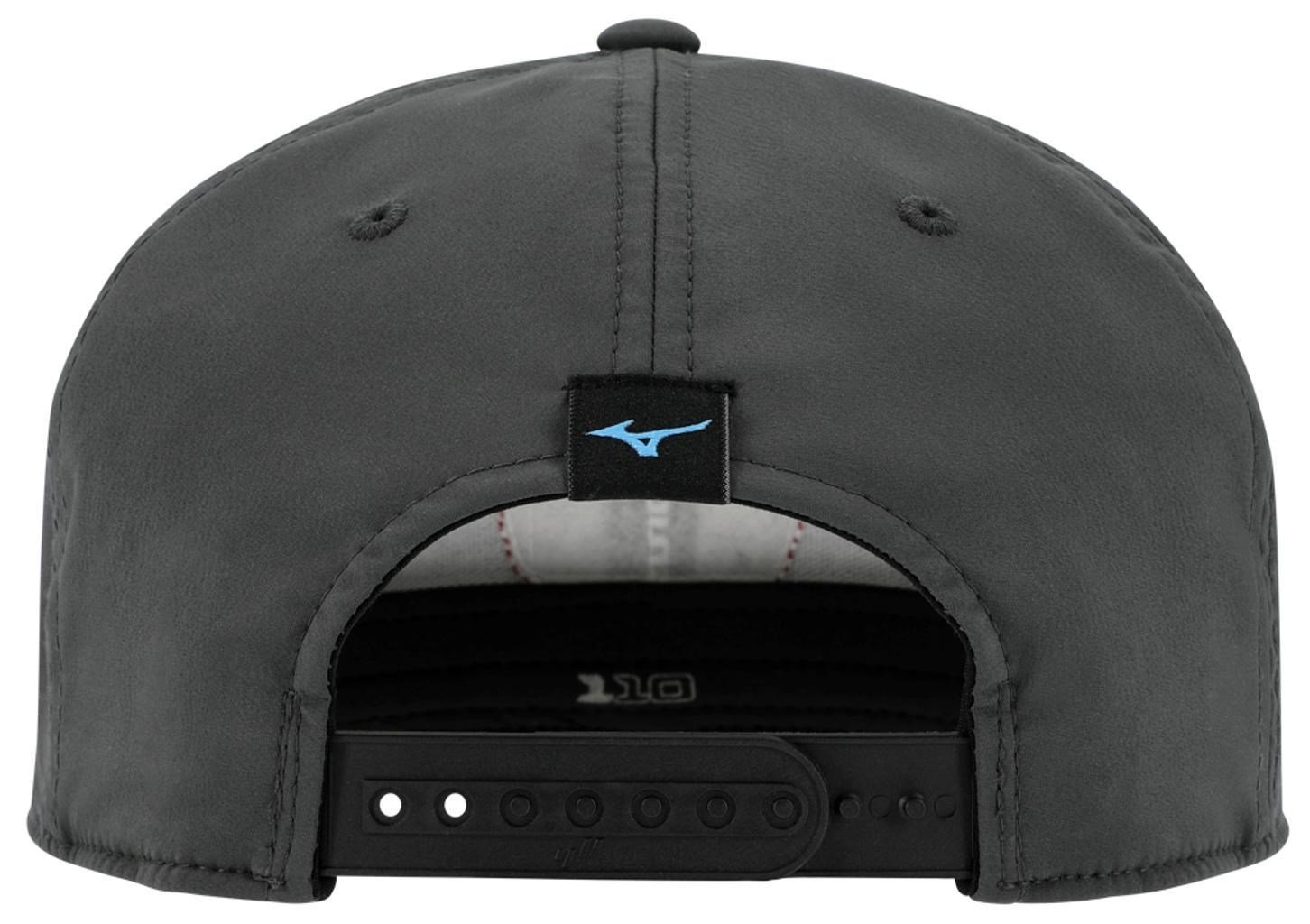 Mizuno Crossed Clubs Snapback golfkeps, charcoal