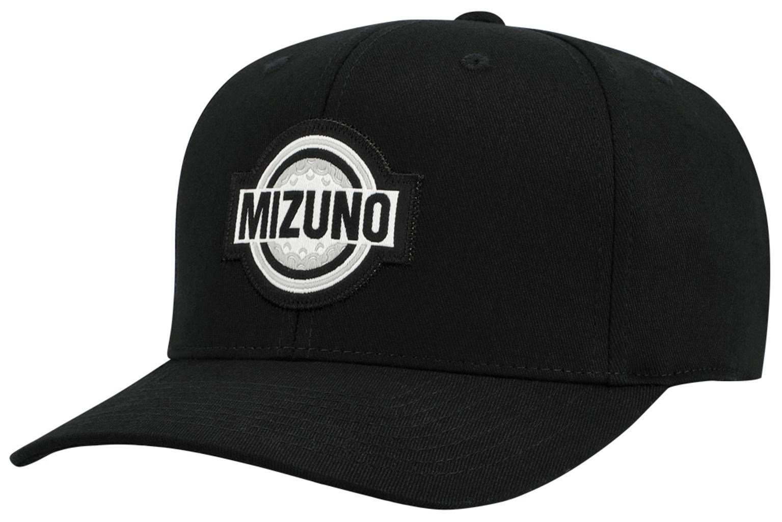Mizuno Patch Snapback herr golfkeps, svart