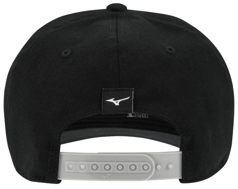 Mizuno Patch Snapback herr golfkeps, svart