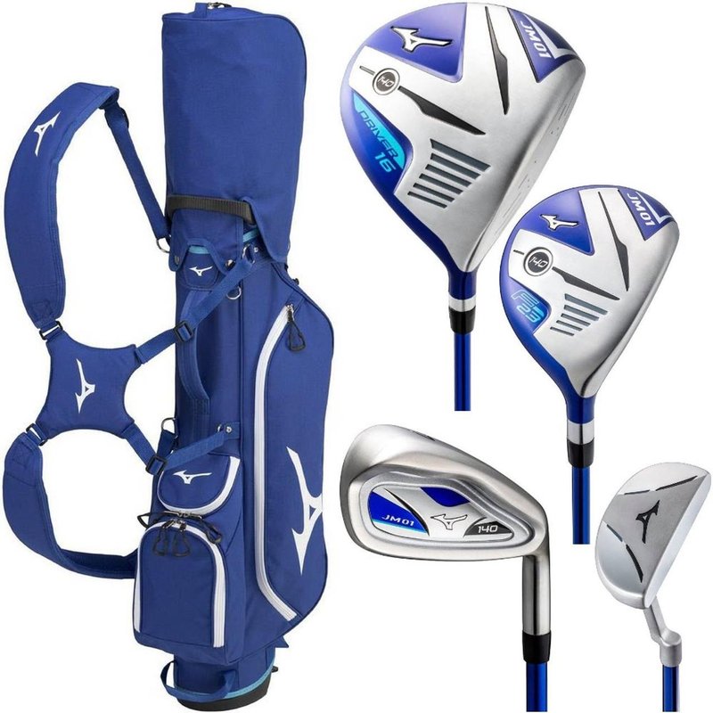 Mizuno JM01 120 5PC junior golfset, stål/grafit