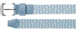 FootJoy Braided unisex bälte, blå/vit/pistachio