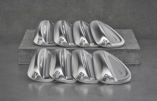 Mizuno Pro T-3 Soft White Satin wedge, stål