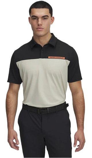 Under Armour T2G Color Block herr polo, svart
