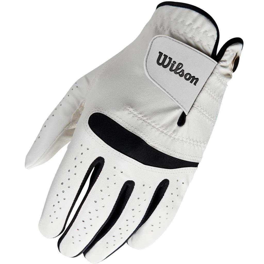 Wilson Feel Plus herr golfhandske, vit