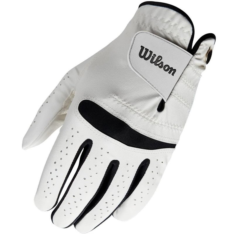 Wilson Feel Plus herr golfhandske, vit