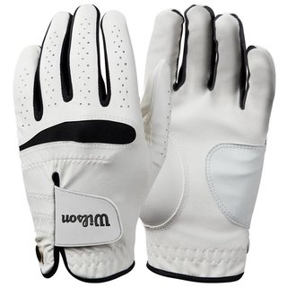 Wilson Feel Plus herr golfhandske, vit