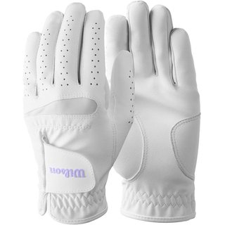 Wilson Feel Plus damgolfhandske, vit