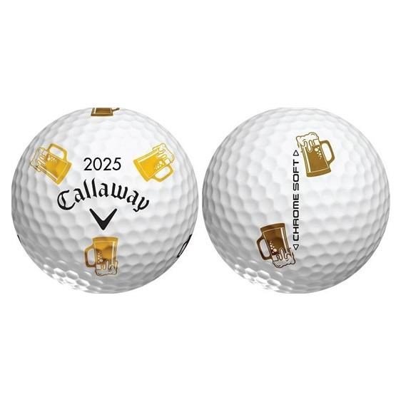 Callaway Chrome Soft Truvis BEER Limited Edition golfbollar 2025 (12 bollar)