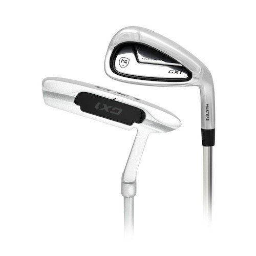 Masters GX1 Gts herr golf set, stål, + stand bag, svart/grå/vit