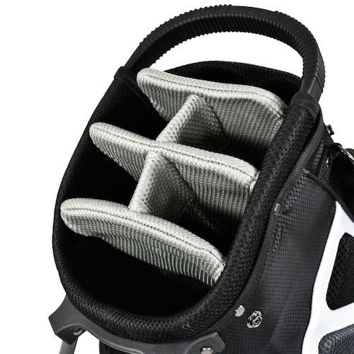 Masters GX1 Gts herr golf set, stål, MLH + stand bag, svart/grå/vit