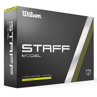 Wilson Staff Model golfbollar 2025, gula