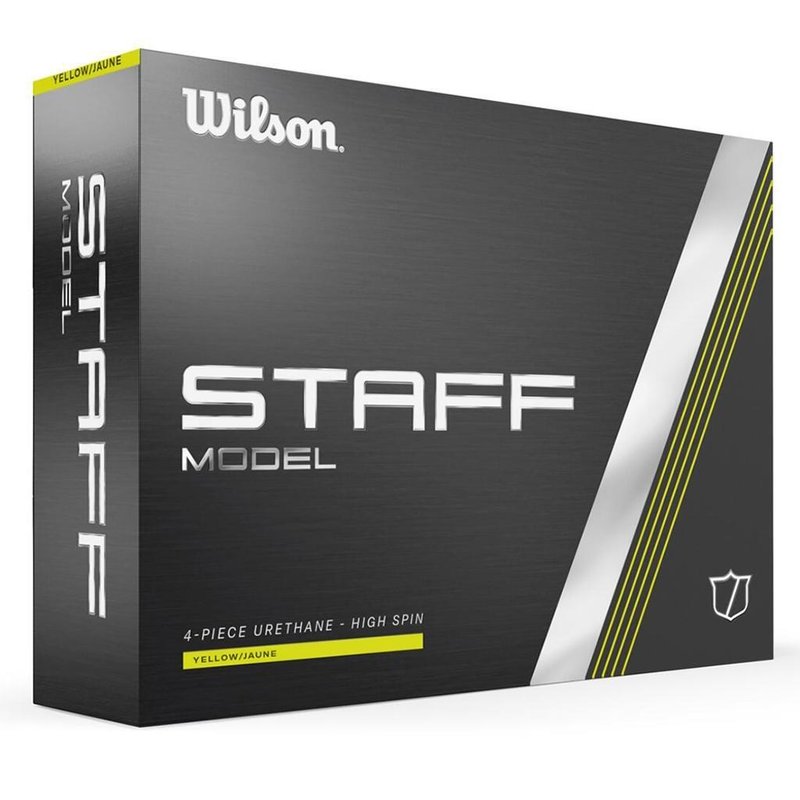 Wilson Staff Model golfbollar 2025, gula