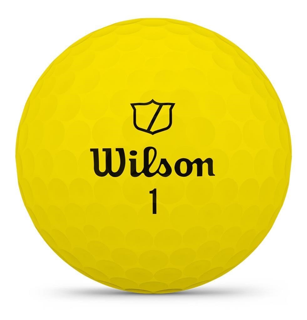 Wilson Triad golfbollar 2025 (12 bollar), gula