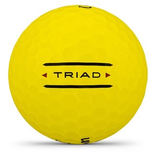 Wilson Triad golfbollar 2025 (12 bollar), gula
