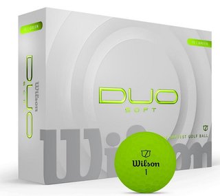 Wilson Duo Soft golfbollar, gröna