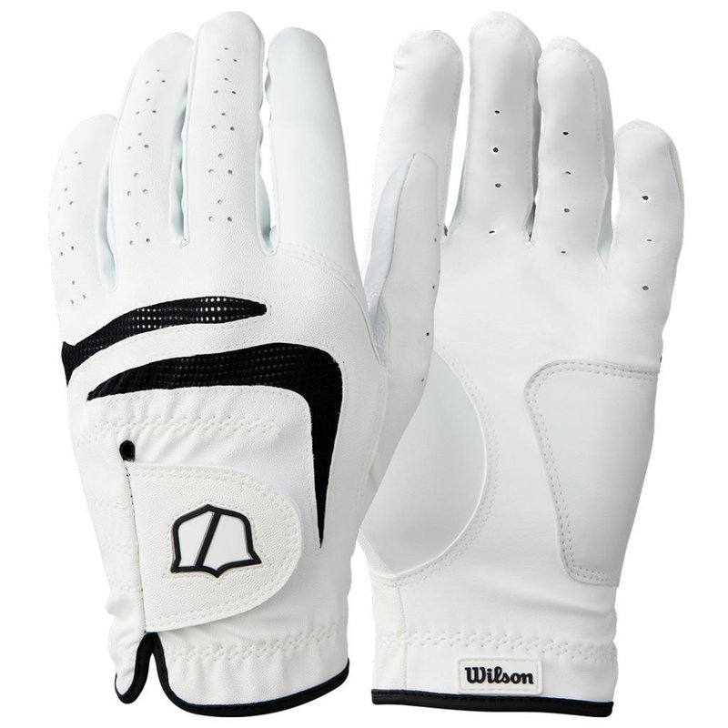 Wilson Grip Plus herr golfhandske, vit