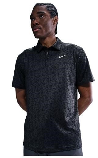 Nike Tour herr polo, antracit/vit
