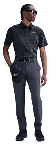 Nike Tour herr polo, antracit/vit
