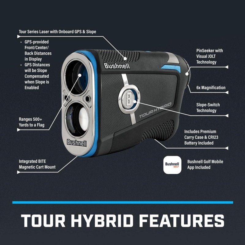 Bushnell Tour Hybrid laser avståndsmätare (Slope)