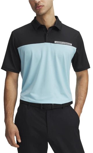 Under Armour T2G Color Block herr polo, svart