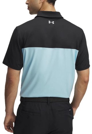 Under Armour T2G Color Block herr polo, svart