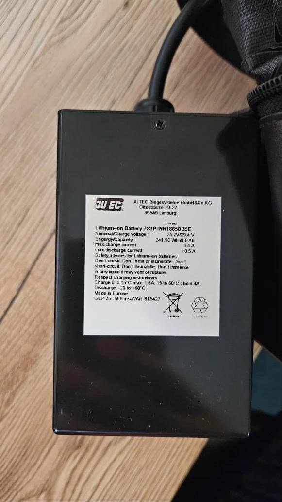 JuCad Powerpack 2.0 with MAGNETIC Plug (without charger-socket) tillbehör till vagn
