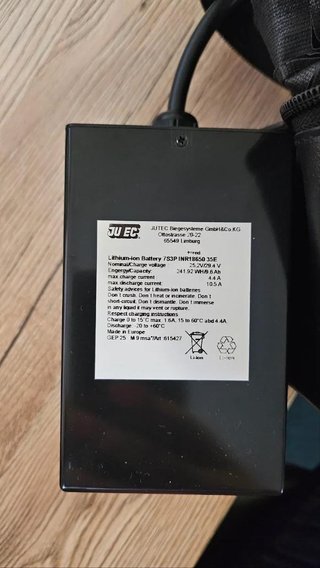 JuCad Powerpack 2.0 with MAGNETIC Plug (without charger-socket) tillbehör till vagn