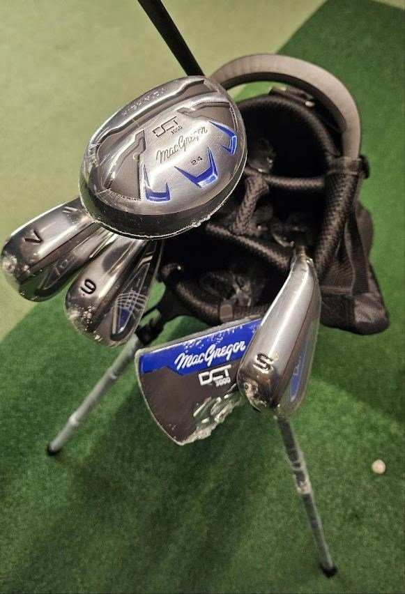 MacGregor DCT3000 herr golf halvset, grafit, +1"