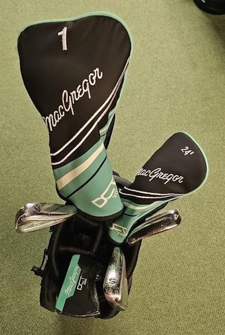 MacGregor DCT3000 dam golfset, grafit, cart bag