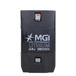 MGI AI Battery - Lithium 24V 380Wh (36 holes), svart