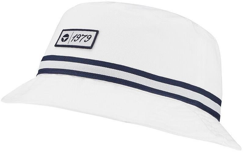 TaylorMade Vintage Twill Bucket hatt, vit