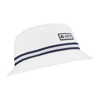 TaylorMade Vintage Twill Bucket hatt, vit