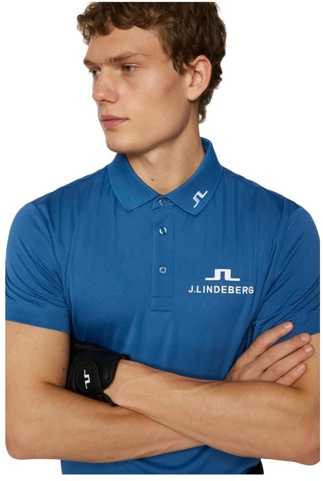 J.Lindeberg KV Tour herr polo, mörkblå