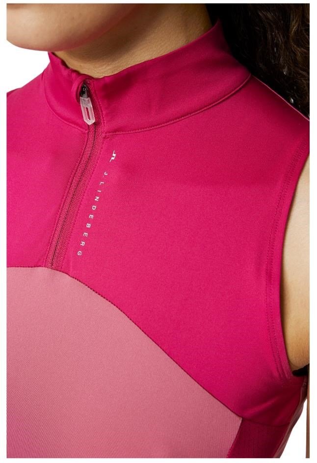 J.Lindeberg Tiana Sleeveless damtopp, rose wine