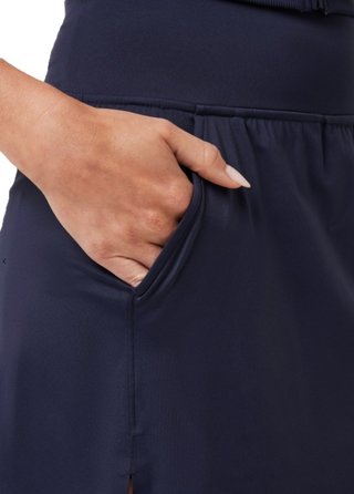 Travis Mathew Game Set Match dam kjol, navy blazer