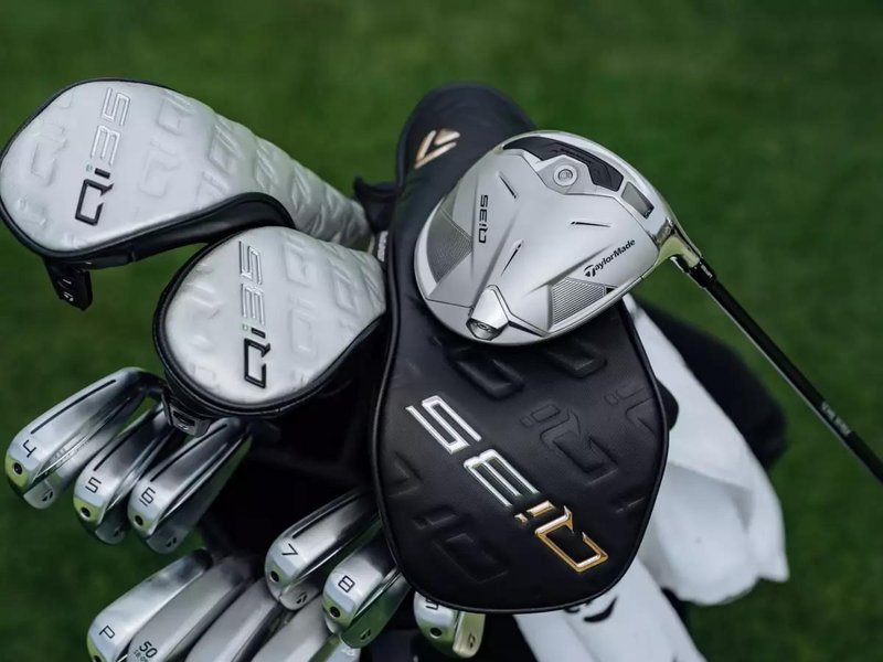 TaylorMade Qi35 Designer Series Silver herr driver