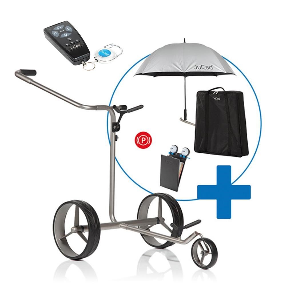 JuCad drive SL Master Titan SET elektrisk trolley, titanium