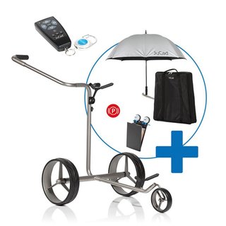 JuCad drive SL Master Titan SET elektrisk trolley, titanium