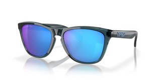 Oakley Frogskins solglasögon, Prizm Sapphire Polarized Lenses/Crystal Black