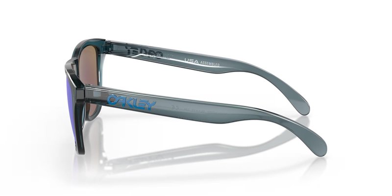 Oakley Frogskins solglasögon, Prizm Sapphire Polarized Lenses/Crystal Black