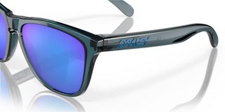 Oakley Frogskins solglasögon, Prizm Sapphire Polarized Lenses/Crystal Black