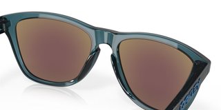 Oakley Frogskins solglasögon, Prizm Sapphire Polarized Lenses/Crystal Black
