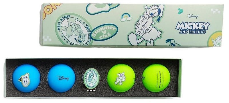 Volvik VIVID DISNEY DONALD golfbollar, mix