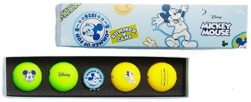 Volvik VIVID Lite DISNEY MICKEY Mouse 2.0 golfbollar, mix färger