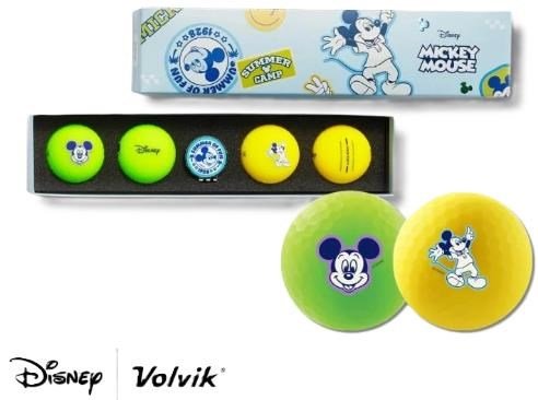 Volvik VIVID Lite DISNEY MICKEY Mouse 2.0 golfbollar, mix färger
