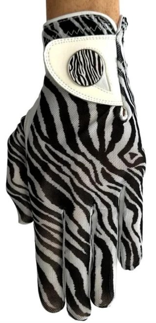 Best of Golf America Zebra damhandskar, vit/svart