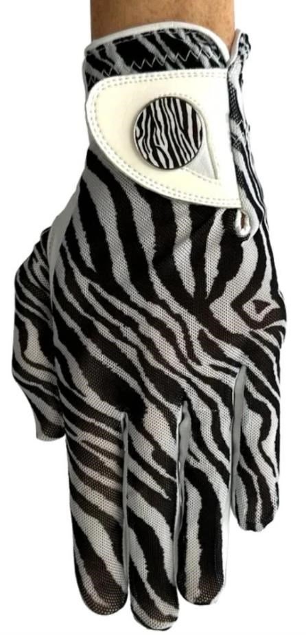 Best of Golf America Zebra damhandskar, vit/svart