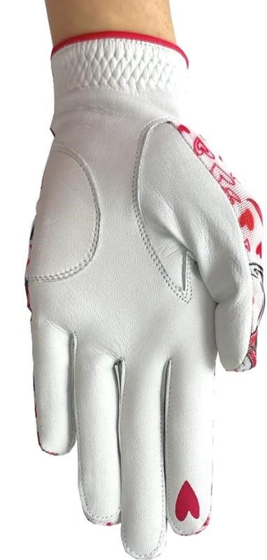 Best of Golf America XOXO damhandske, rosa/vit