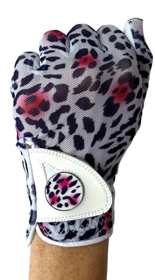 Best of Golf America Ladybird damhandskar, vit/rosa